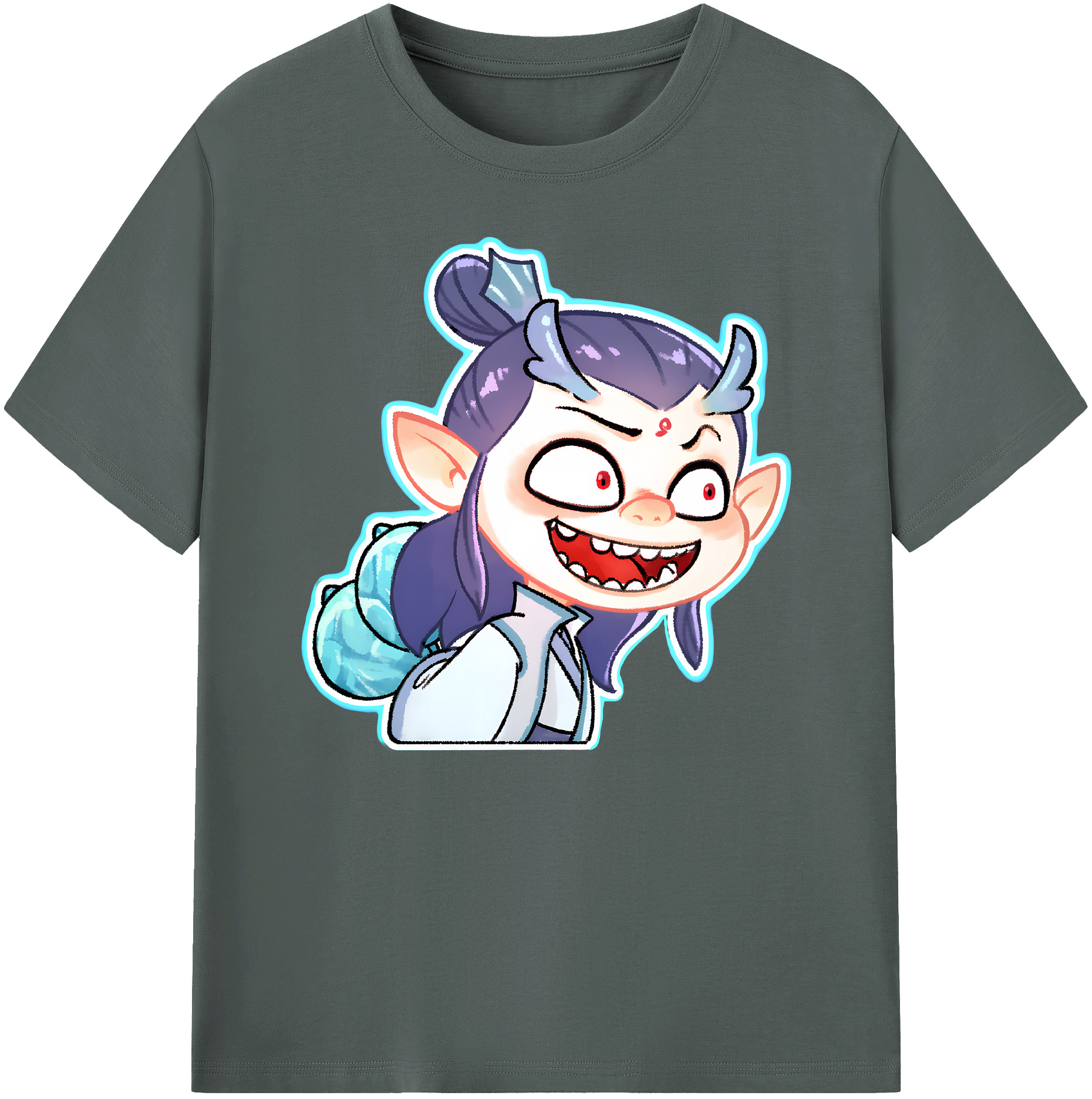 （画像用） Ne Zha 2 ナタ 魔童の大暴れ 綿100％ メンズ半袖Tシャツ｜肌触りやわらか＆通気性
